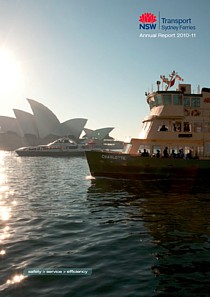 sydney ferries annual report 2011 cover thumbnail